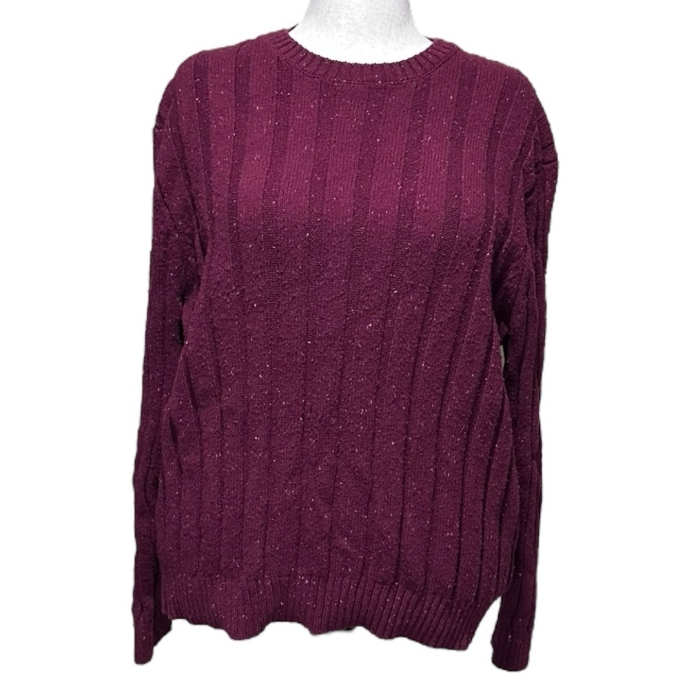 Crown & Ivy Heavy Burgundy Sweater Size XXL